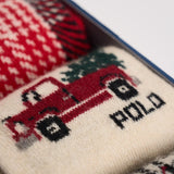 Set 3 calze fantasia natalizia 449P04723 001 RALPH LAUREN 