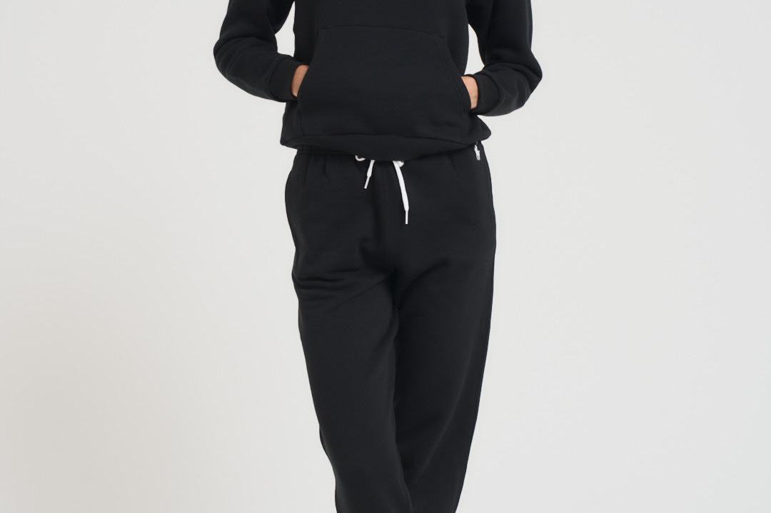 Felpa donna con cappuccio nera 211943007 003 RALPH LAUREN 