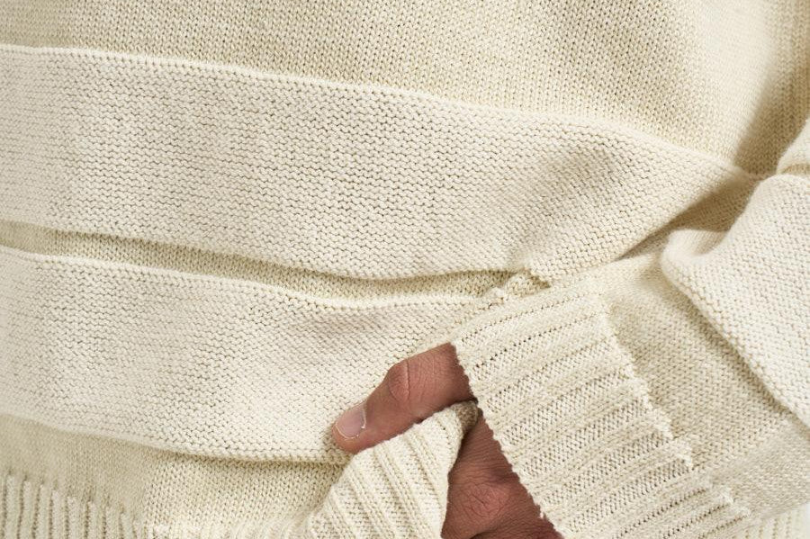 Maglia uomo girocollo panna 5100043 S00XGV0M93 STONE ISLAND 