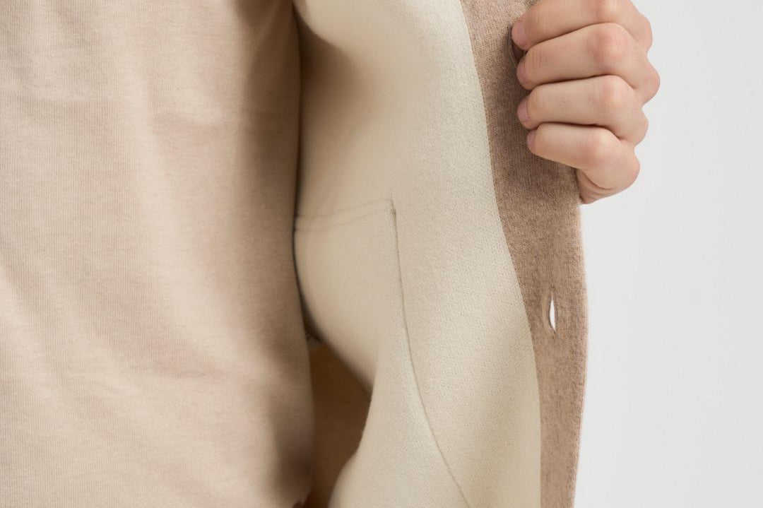 Giacca uomo in maglia cammello AALKTJT1 AA65015210BC LARDINI 