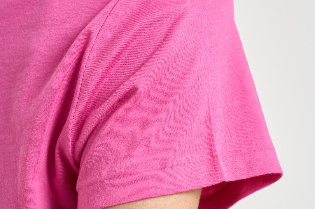 T-shirt donna girocollo rosa fuxia 211B14605 018 RALPH LAUREN 