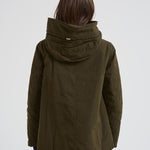 Giubbotto parka donna verde militare PI002106D 7740 HERNO 