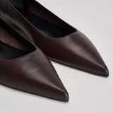 Ballerina donna a punta moro FL0113001003 MOKA AEYDE 