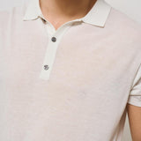 Polo uomo bianca EU526 823C ACCADEMIE TESSILI 