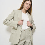 Blazer donna gesso Raisa monopetto D420267 RAISA25038 P.a.r.o.s.h. 