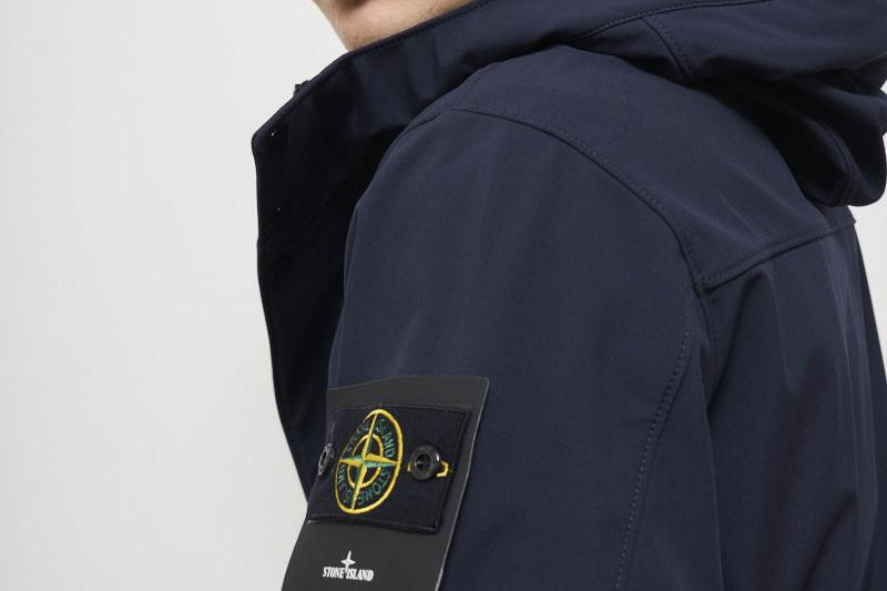Giubbotto uomo blu Softshell 4100090 S0A22V0020 STONE ISLAND 