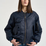 Bomber donna Leon blu navy 10490 NYA31MIDNIGHT ANINE BING 