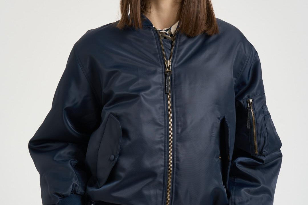 Bomber donna Leon blu navy 10490 NYA31MIDNIGHT ANINE BING 