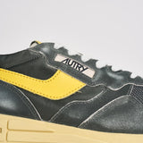 Sneakers uomo Reelwind grigia e gialla WWLM GQ06 AUTRY 