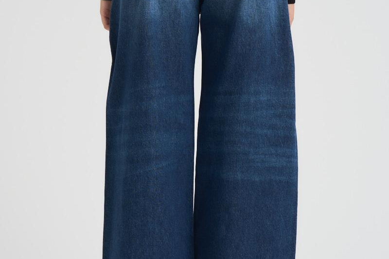 Jeans donna a palazzo 1996 d-sire denim scuro A06925 09I2701 DIESEL 