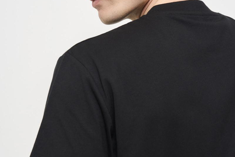 T-shirt uomo regular girocollo nero TH7318 031 LACOSTE 