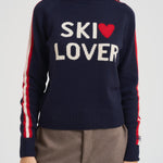 Maglia donna con stampa blu e rossa PEAK SKILOVE6141 MC2 SAINT BARTH 