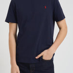 T-shirt uomo girocollo blu 710680785 004 RALPH LAUREN 