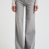 Jeans donna a palazzo in denim grigio 7UG20C66 U71BG 7 for all Mankind 