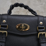 Borsa donna in pelle nera "Alexa" RL6595 736A100 MULBERRY 