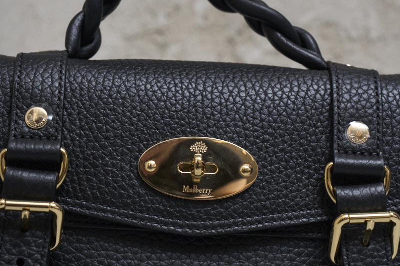 Borsa donna in pelle nera "Alexa" RL6595 736A100 MULBERRY 