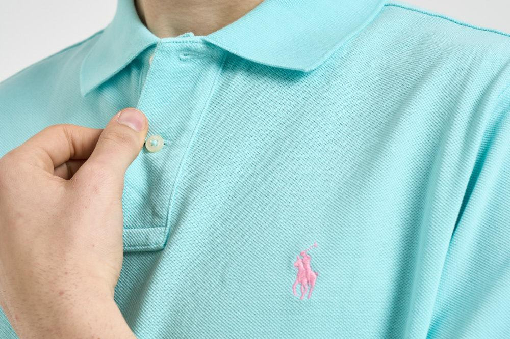 Polo uomo verde acqua 710536856 500 RALPH LAUREN 