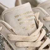 Sneakers donna Super-Star panna e argento GWF00103 F00890110931 GOLDEN GOOSE 