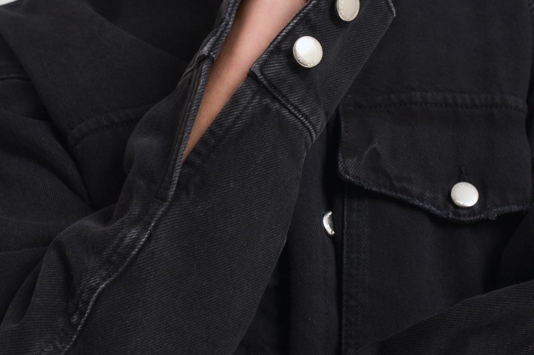 Camicia donna denim nero NOA GRAPHITE ICON DENIM 