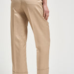 Pantaloni donna dritto beige A04210D 01926146 PESERICO 