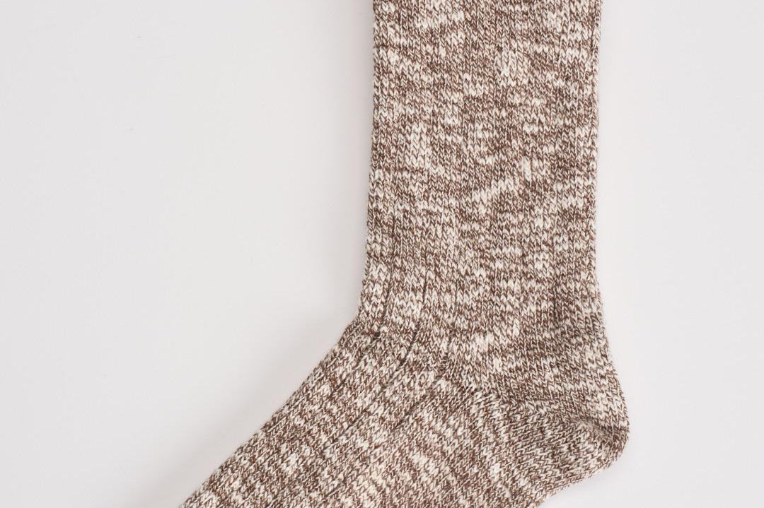 Calzini donna marroni melange SOX RIBNML18 MC2 SAINT BARTH 