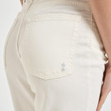 Jeans donna gamba dritta crema JILL 8800WHITE ICON DENIM 