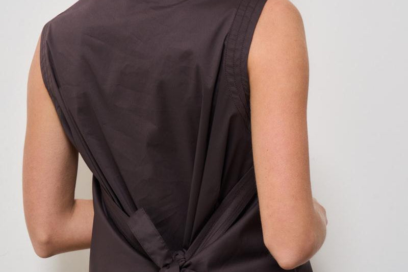 Abito donna lungo marrone L5SK35 W26 LIVIANA CONTI 