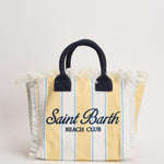 Borsa donna colette a righe gialla e bianca COLETTE 02600L MC2 SAINT BARTH 