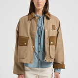 Giacca donna corta Phoebe beige LCA0371 BR31 BARBOUR 