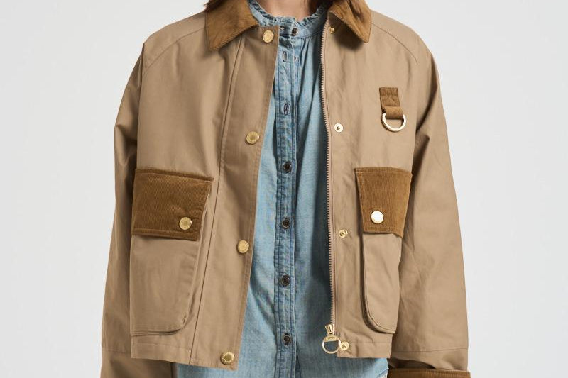 Giacca donna corta Phoebe beige LCA0371 BR31 BARBOUR 