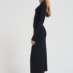 Abito donna Jelina lungo nero RO0349FB C3K01E01BK MARANT ETOILE 
