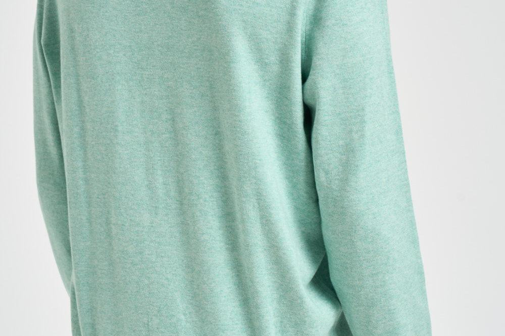 Maglia uomo girocollo verde menta 710890558 513 RALPH LAUREN 