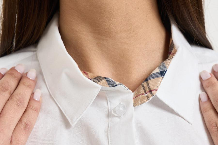 Camicia donna bianca LSH1409 LSHWH33 BARBOUR 