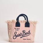 Borsa donna Vanity Mini a righe rosa VANITYMINI 03448L MC2 SAINT BARTH 
