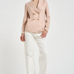Giacca donna doppiopetto rosa cipria FD3961 9151 CIRCOLO 1901 