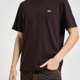 T-shirt uomo girocollo marrone TH7318 3LA LACOSTE 
