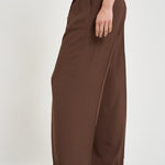 Pantalone donna palazzo marrone 173899 D8029641 INCOTEX 