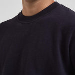 Felpa uomo girocollo blu notte 6100053 S0238V0026 STONE ISLAND 