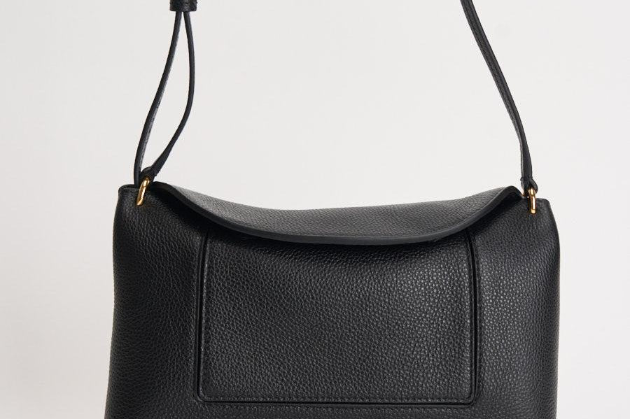 Borsa donna "Penelope" Slouch nera 000148 BLACKCRUST WANDLER 