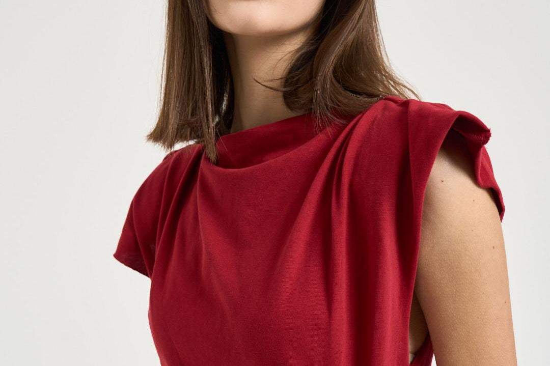 Abito donna lungo Nadela rosso RO0307FA A1N41I70CH ISABEL MARANT 