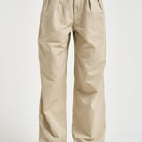 Pantalone donna beige a vita alta PA0634FA D1G04E90BE MARANT ETOILE 