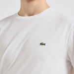 T-shirt uomo girocollo bianco TH6709 001 LACOSTE 