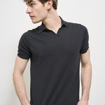 Polo uomo grigia antracite AU1021B 1014 ALPHA STUDIO 