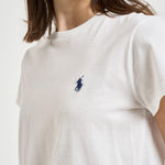 T-shirt donna girocollo bianco 211B14605 032 RALPH LAUREN 