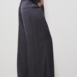 Pantaloni donna in raso blu P04052 6638061 PESERICO 
