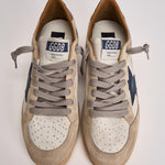 Sneakers uomo Ball star beige e blu GMF01034 F00812712387 GOLDEN GOOSE 