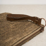 Pochette donna Ampy in rafia marrone AMPY DARKTEA IBELIV 