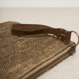 Pochette donna Ampy in rafia marrone AMPY DARKTEA IBELIV 