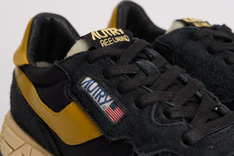 Sneakers uomo Reelwind Low in suede nero WWLM UT21 AUTRY 