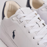 Sneakers uomo RLite Court bianco e blu 809974097 001 RALPH LAUREN 
